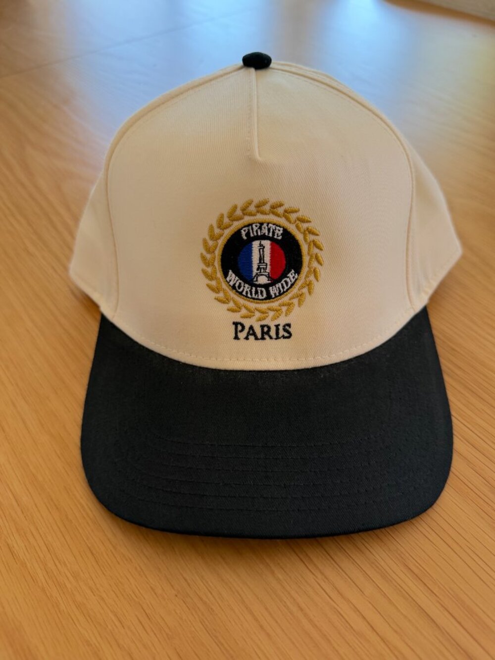 Pirate Worldwide PARIS HAT (CREAM/BLACK)
